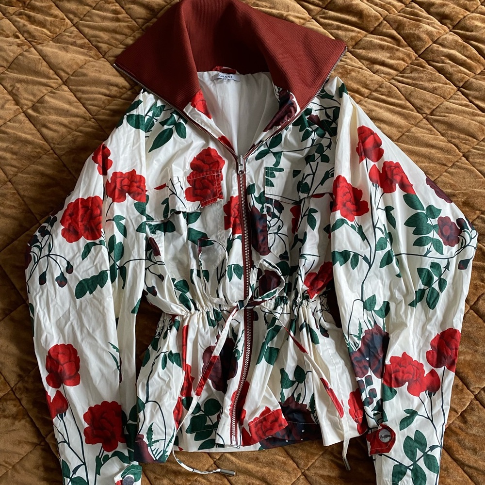 GANNI M FLORAL JACKET